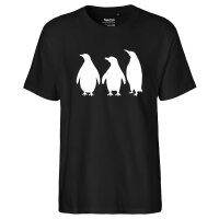 Herren T-Shirt Pinguine Silhouette Größe S-3XL