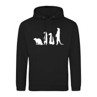Unisex Hoodie Erdmännchen Silhouette...