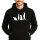 Unisex Hoodie Erdmännchen Silhouette Größe S-3XL