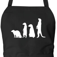 Schürze Erdmännchen Silhouette