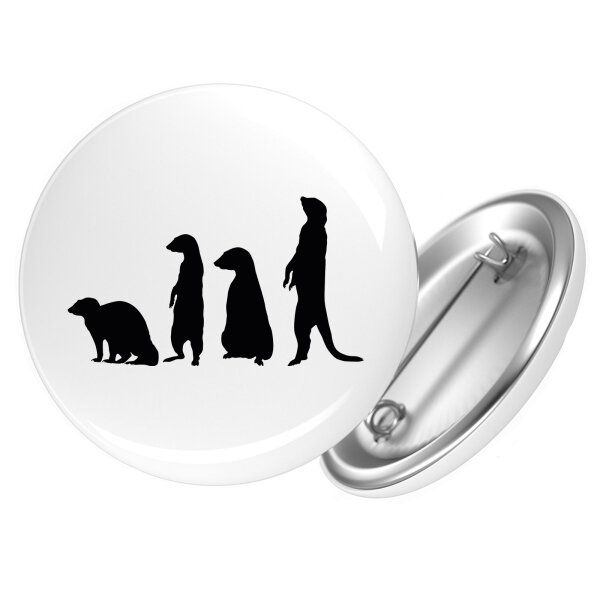 Button Erdmännchen Silhouette