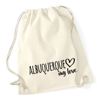 Turnbeutel Albuquerque my love 12 Liter