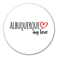 Aufkleber Albuquerque my love 10cm Sticker