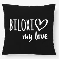Kissen Biloxi my love 40x40cm
