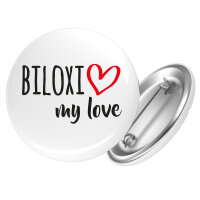 Button Biloxi my love Anstecker