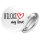 Button Biloxi my love Anstecker