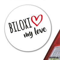 Aufkleber Biloxi my love 10cm Sticker