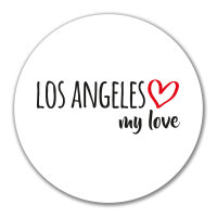 Aufkleber Los Angeles my love 10cm Sticker