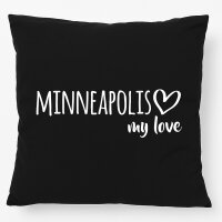 Kissen Minneapolis my love 40x40cm