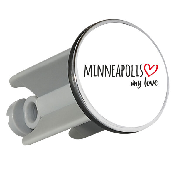 Waschbeckenstöpsel Minneapolis my love 4cm Abflussstopfen