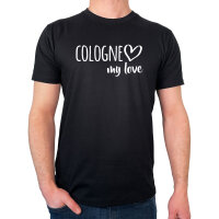 Herren T-Shirt Cologne my love Größe S-3XL