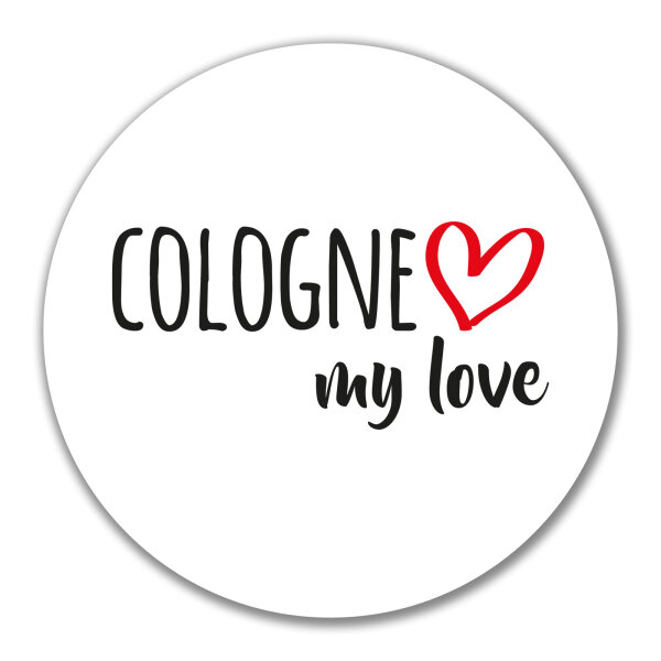 Aufkleber Cologne my love 10cm Sticker