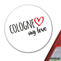 Aufkleber Cologne my love 10cm Sticker
