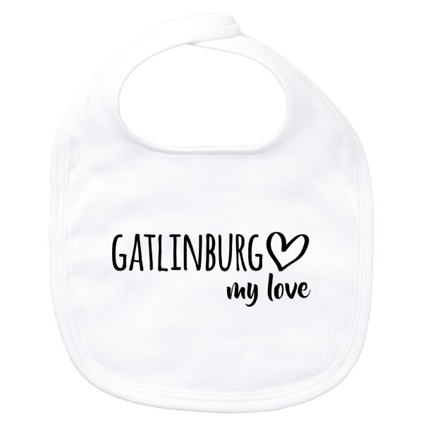 Baby Lätzchen Gatlinburg my love Klettverschluss