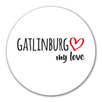 Aufkleber Gatlinburg my love 10cm Sticker
