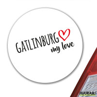 Aufkleber Gatlinburg my love 10cm Sticker
