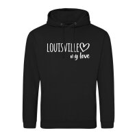 Unisex Hoodie Louisville my love Größe S-3XL