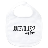 Baby Lätzchen Louisville my love Klettverschluss