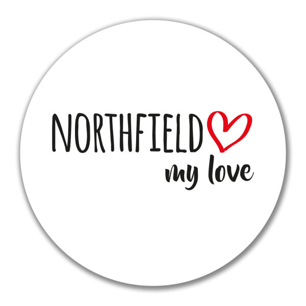 Aufkleber Northfield my love 10cm Sticker
