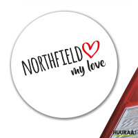 Aufkleber Northfield my love 10cm Sticker