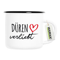 Emaille Tasse Düren verliebt 300ml Vintage Emaille...