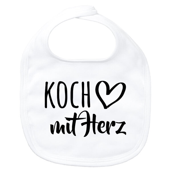 Baby Lätzchen Koch mit Herz