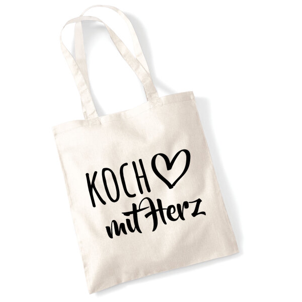Jutebeutel Koch mit Herz 10 Liter