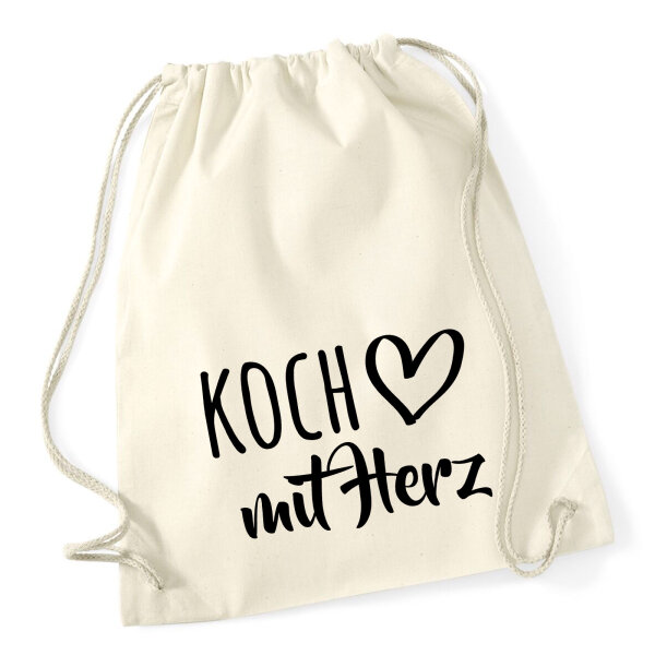 Turnbeutel Koch mit Herz 12 Liter