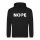 Unisex Hoodie Nope Schriftzug Größe S-3XL