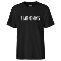 Herren T-Shirt I hate mondays Schriftzug Größe...