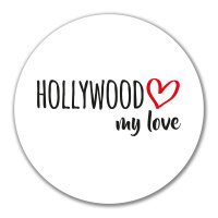 Aufkleber Hollywood my love 10cm Sticker