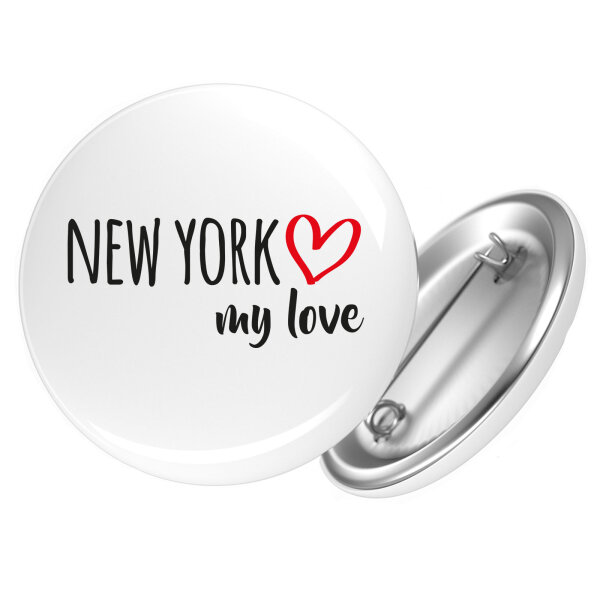 Button New York my love Anstecker