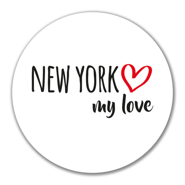 Aufkleber New York my love 10cm Sticker