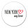 Aufkleber New York my love 10cm Sticker