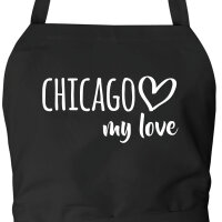 Schürze Chicago my love