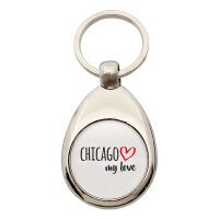 Schlüsselanhänger Chicago my love