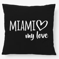 Kissen Miami my love 40x40cm