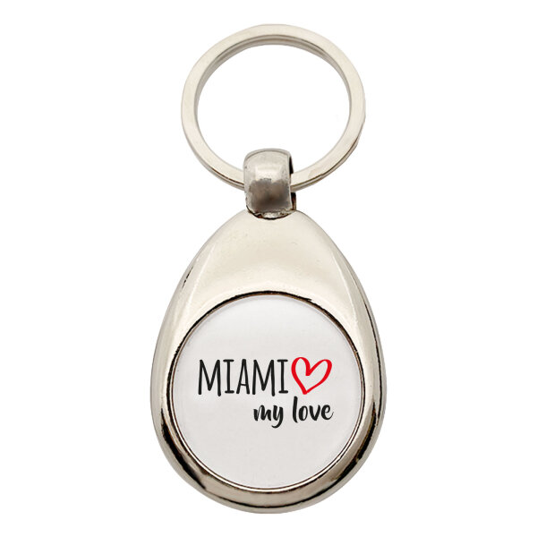 Schlüsselanhänger Miami my love