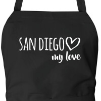 Schürze San Diego my love