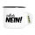 Emaille Tasse Einfach Nein Schriftzug 300ml Vintage Emaille Becher