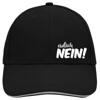 Cappy Mütze Einfach Nein Schriftzug