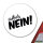 Aufkleber Einfach Nein Schriftzug 10cm Sticker