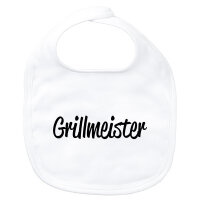 Baby Lätzchen Grillmeister BBQ Klettverschluss
