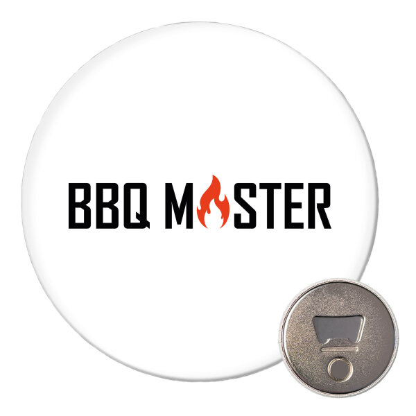 Magnet BBQ Master Grillen 59mm Kühlschrankmagnet Flaschenöffner