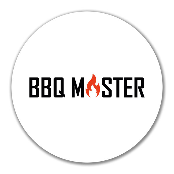 Aufkleber BBQ Master Grillen 10cm Sticker