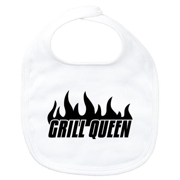 Baby Lätzchen Grill Queen Flammen