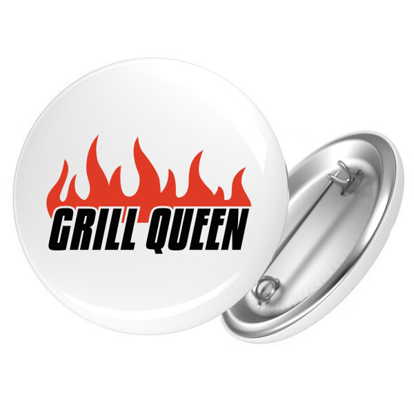 Button Grill Queen Flammen