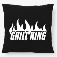 Kissen Grill King Flammen 40x40cm