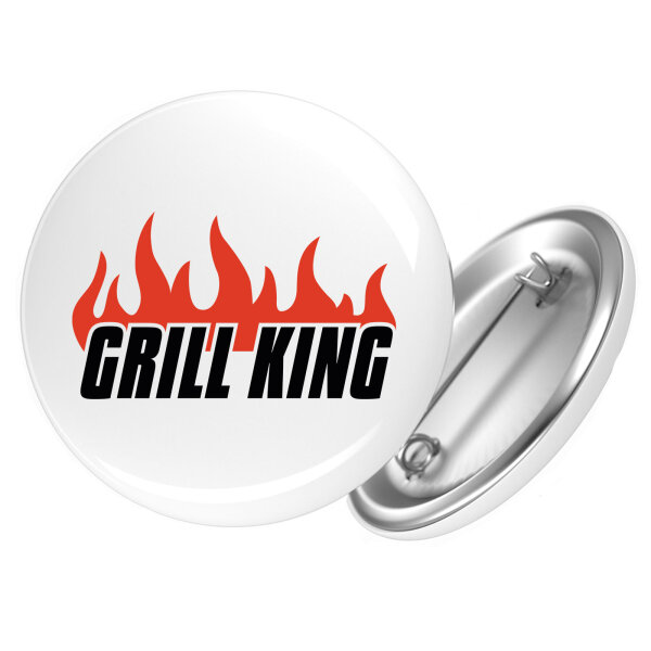 Button Grill King Flammen