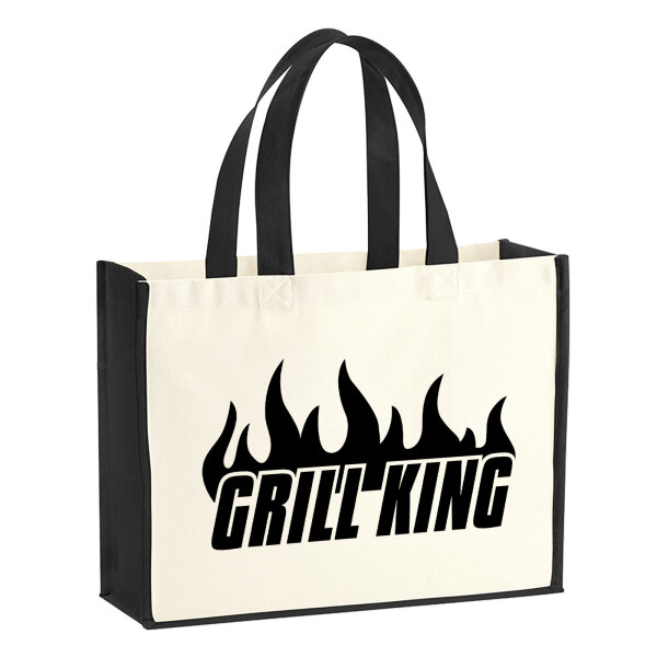 Jutetasche Grill King Flammen 21 Liter Black